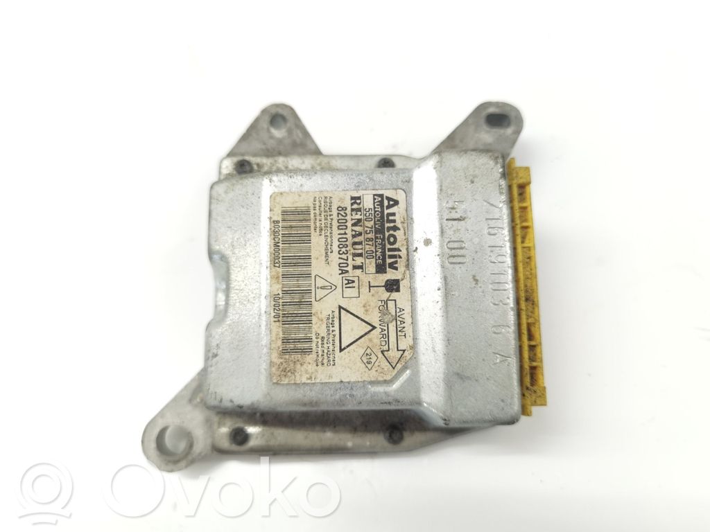 Unitate/modul de comandă airbaguri   8200108370A,550758700