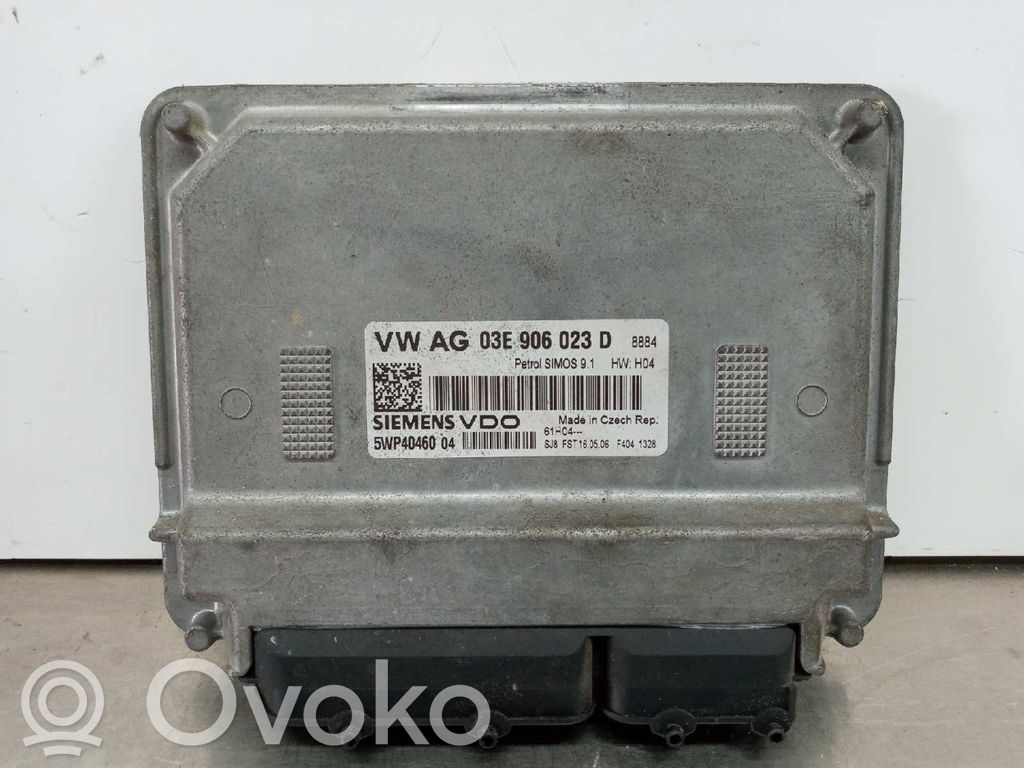 Engine control unit/module   03E906023D,5WP40460