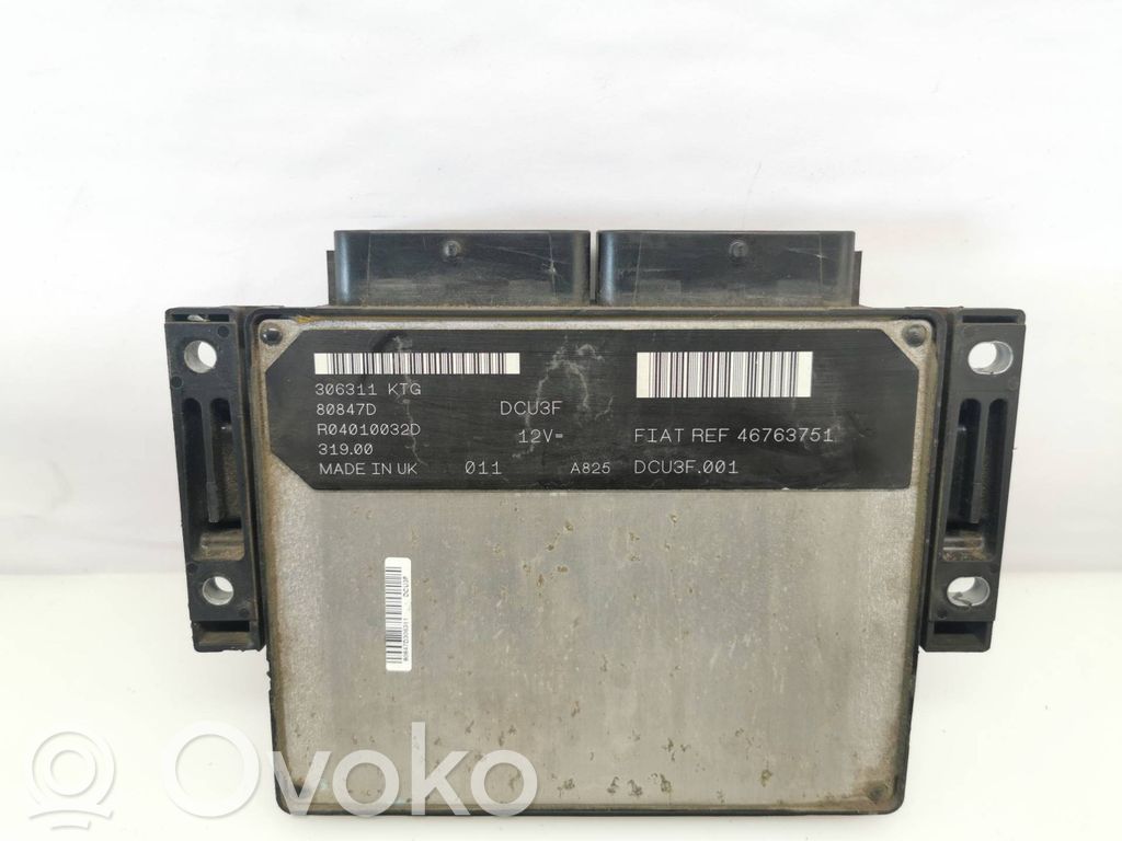 Fiat Punto (188) Centralina/modulo del motore 