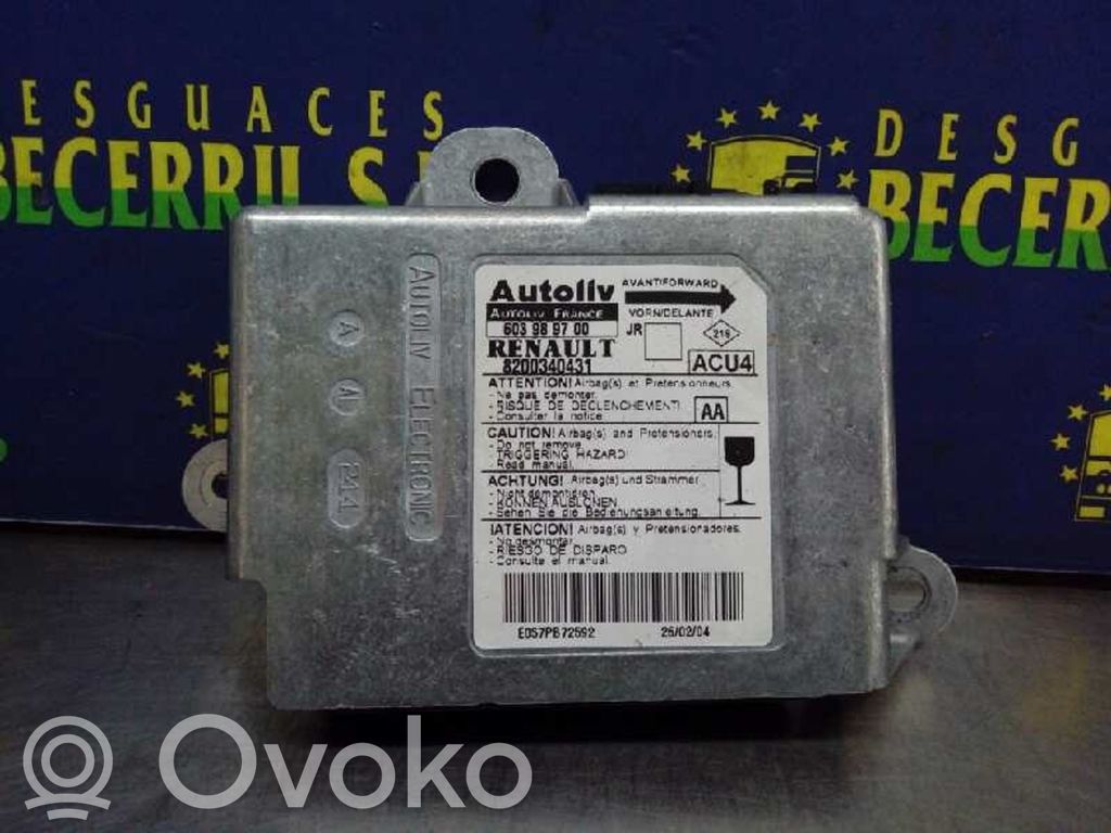 Renault Scenic II -  Grand scenic II Unitate/modul de comandă airbaguri 