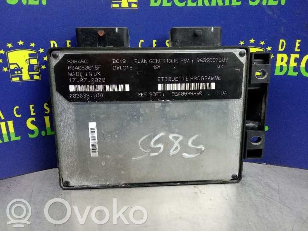 Peugeot 206 Unitate/modul de control motor 