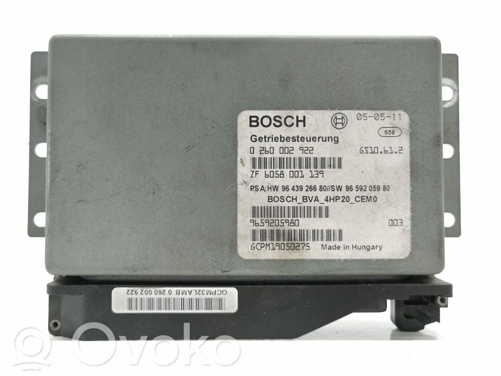 Peugeot 407 Unitate/modul de control cutie de viteze 