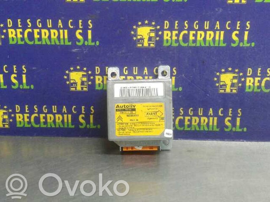 Unidad de control/módulo del Airbag   9636894280,550741100