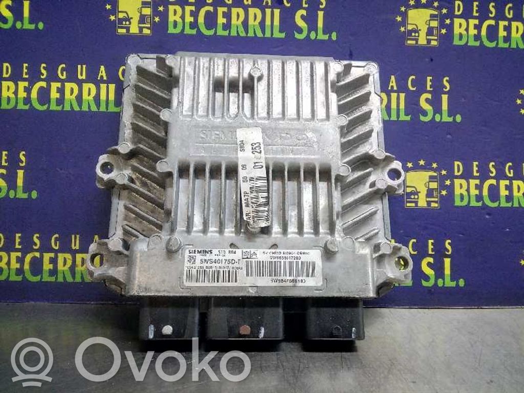Engine control unit/module   5WS40175D,SW9659317280,HW9647568180