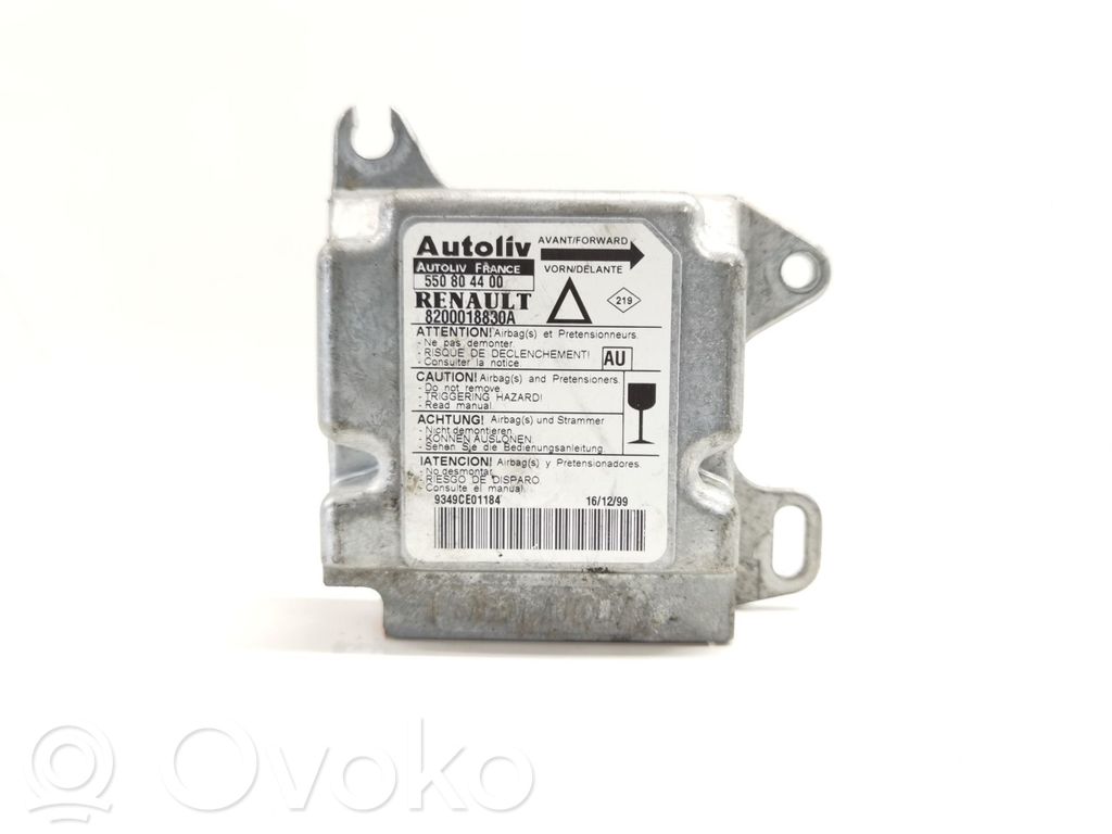 Unidad de control/módulo del Airbag   550804400,8200018830A