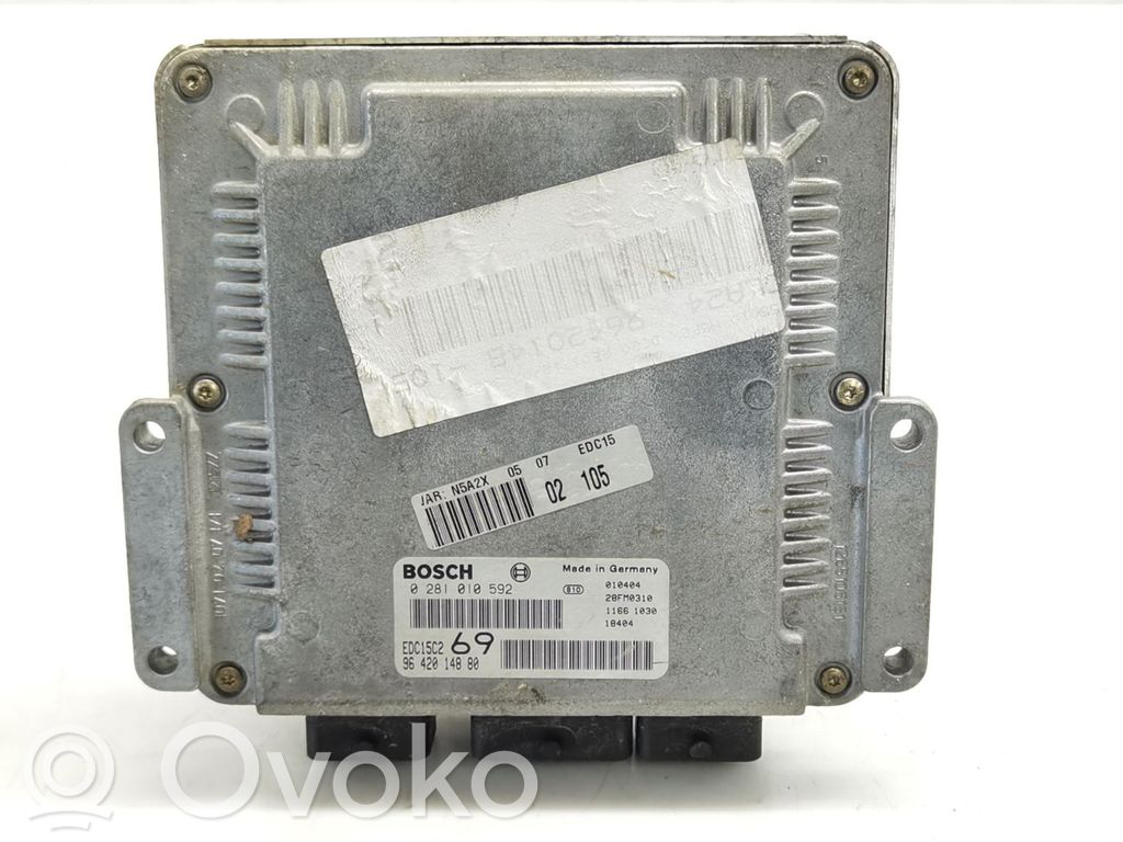 Engine control unit/module   9642014880,0281010592,EDC15C269