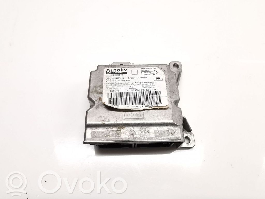 Unidad de control/módulo del Airbag   9673657880,618300400