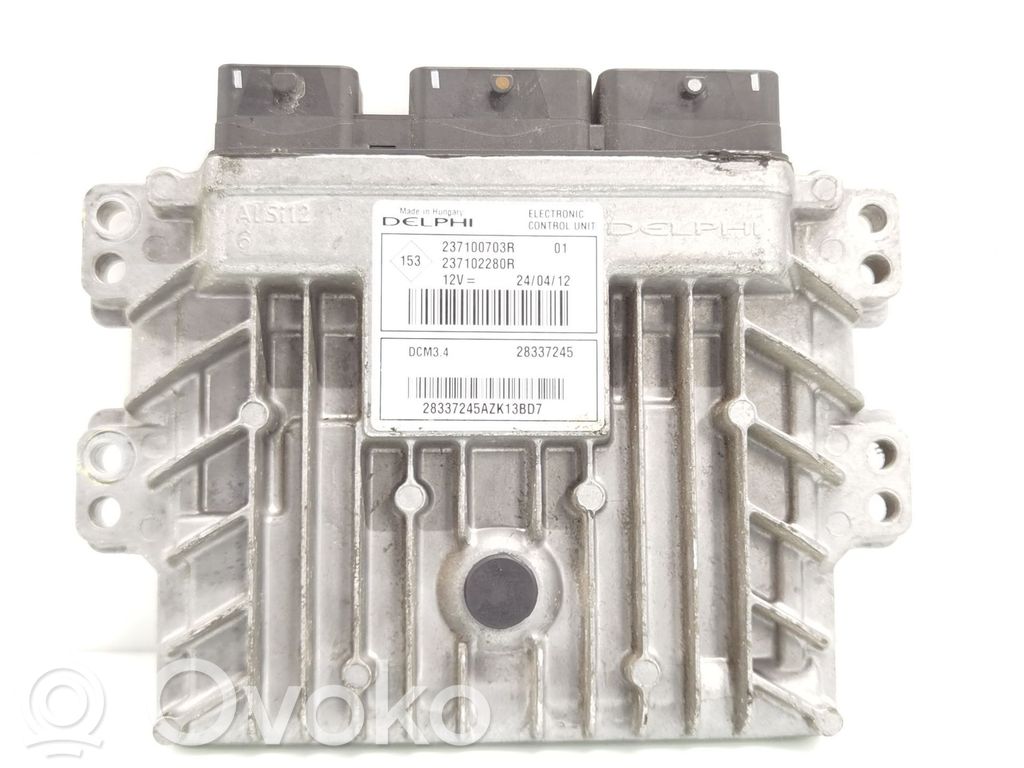 Unidad de control/módulo del motor   237100703R,237102280R