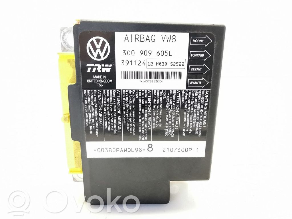 Seat Leon (1P) Centralina/modulo airbag 