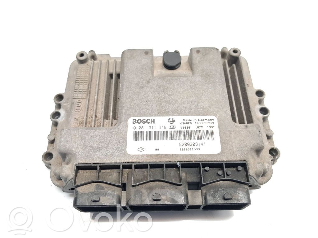 Unitate/modul de control motor   8200303141,8200311539,0281011148