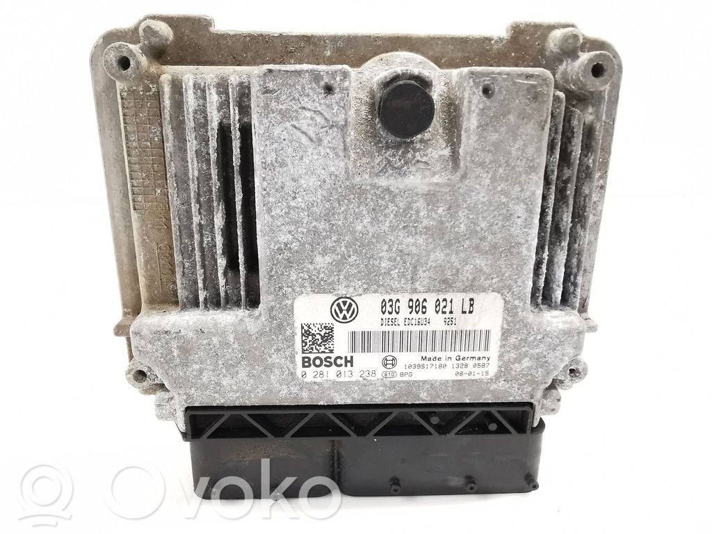 Skoda Octavia Mk2 (1Z) Unitate/modul de control motor 