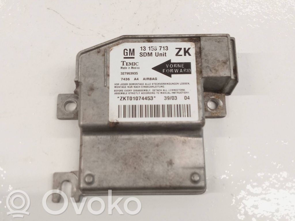 Opel Meriva A Unitate/modul de comandă airbaguri