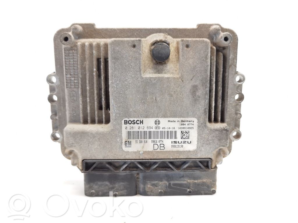 Unidad de control/módulo del motor   55560810,0281012694,55560810DB