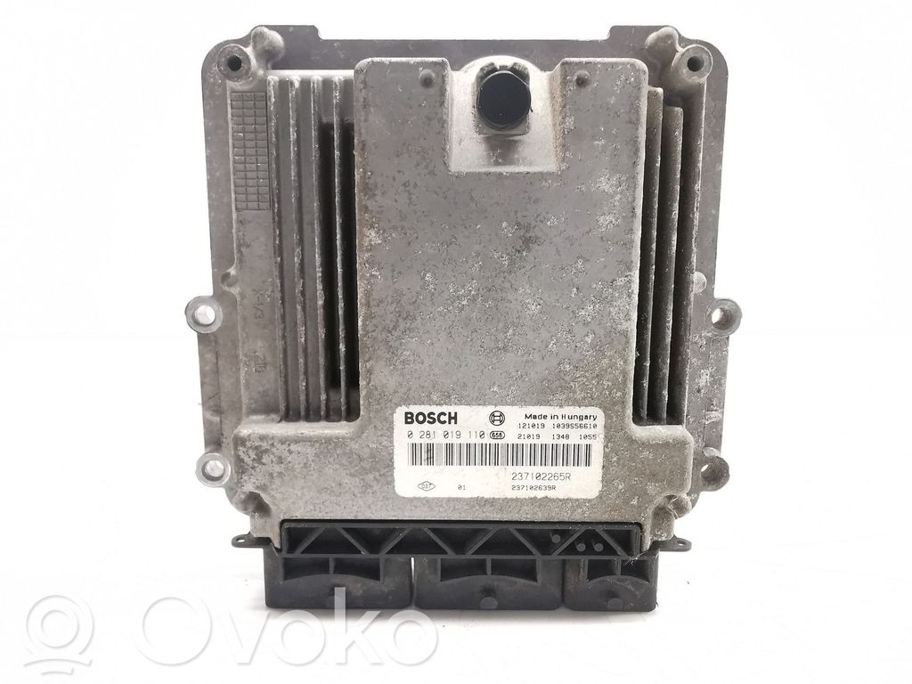 Engine control unit/module   237102265R,0281019110
