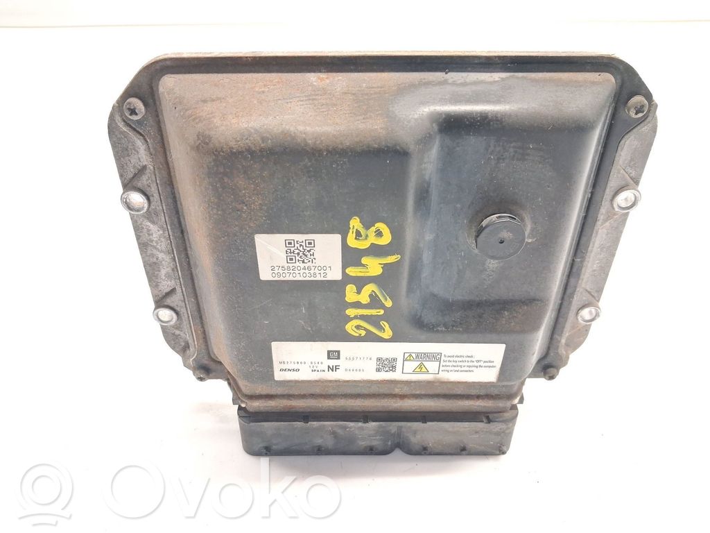 Engine control unit/module   55571776,MB2758009540