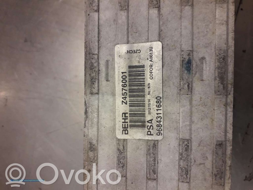 Intercooler radiator   9684311680,Z4576001