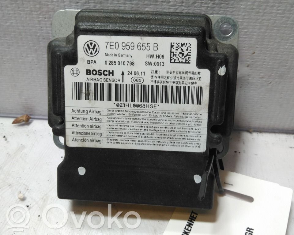 Volkswagen Caddy Airbag control unit/module 