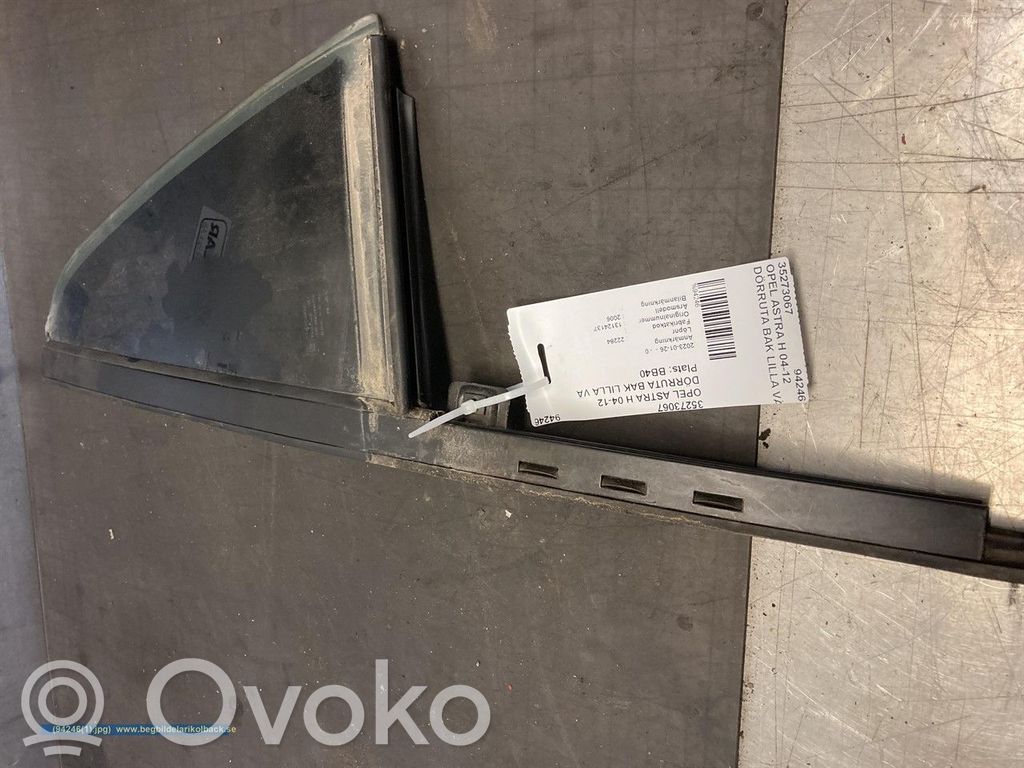 Opel Astra H Szyba karoseryjna drzwi tylnych 