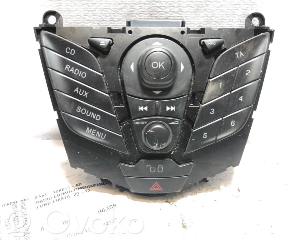 Ford Fiesta Radio/CD/DVD/GPS head unit 