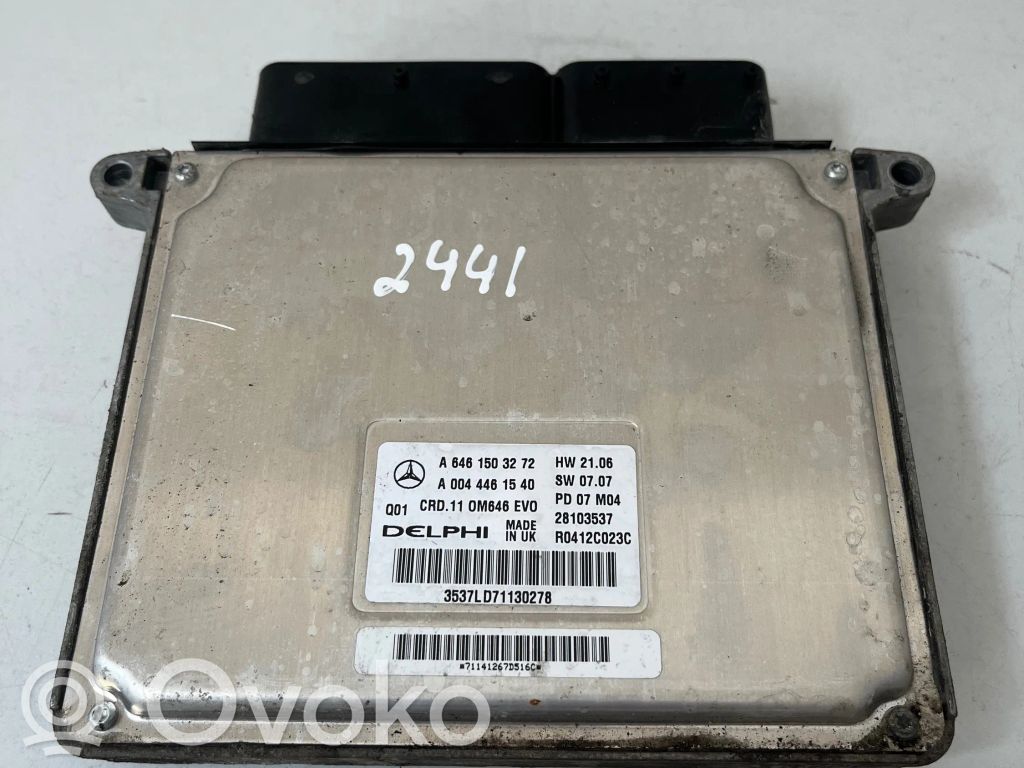 Mercedes-Benz E W211 Engine control unit/module 