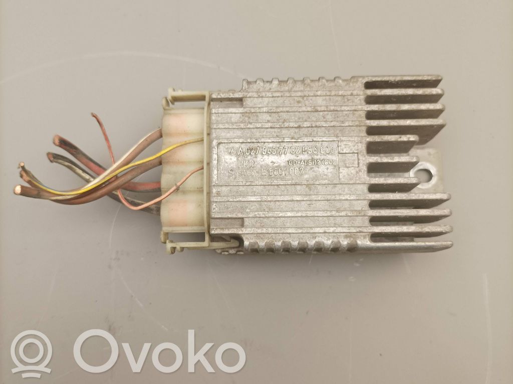 Mercedes-Benz E W210 Fan control module 