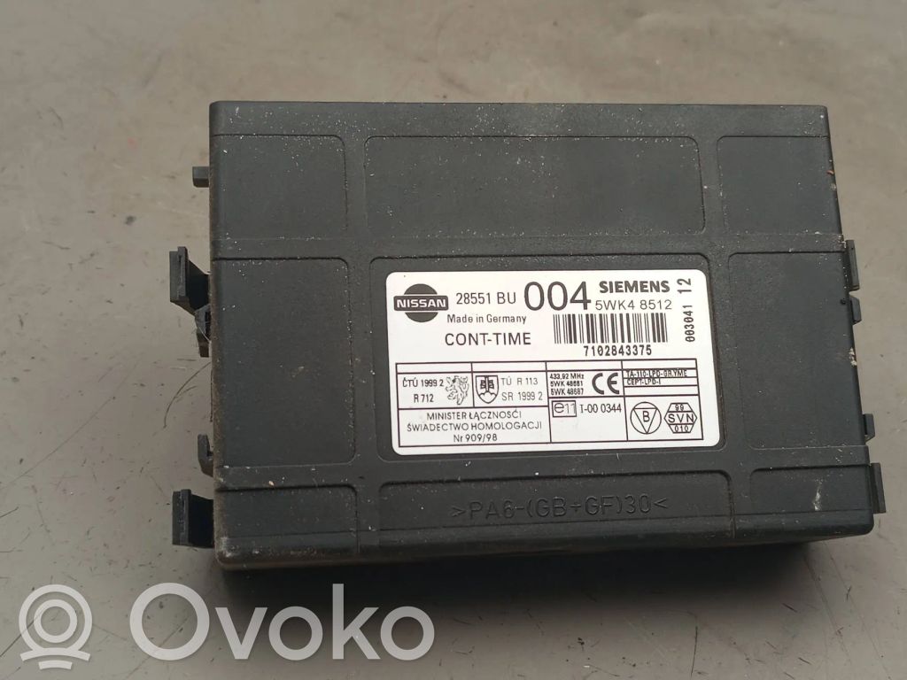 Nissan Almera Tino Module de fusibles 