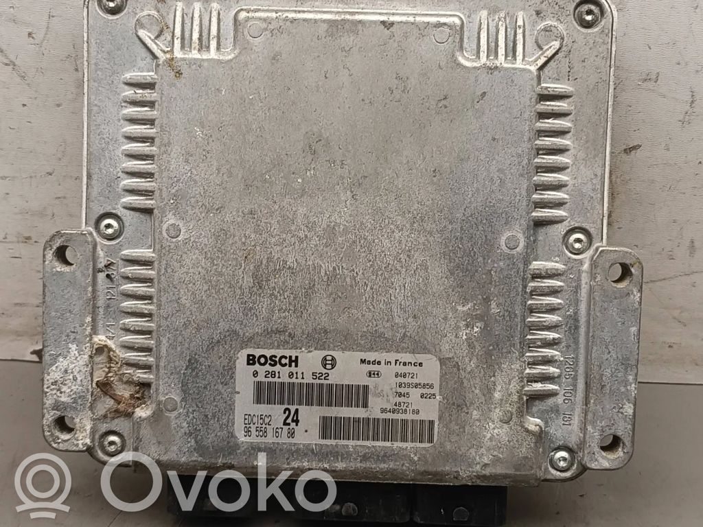 Peugeot 807 Engine control unit/module 