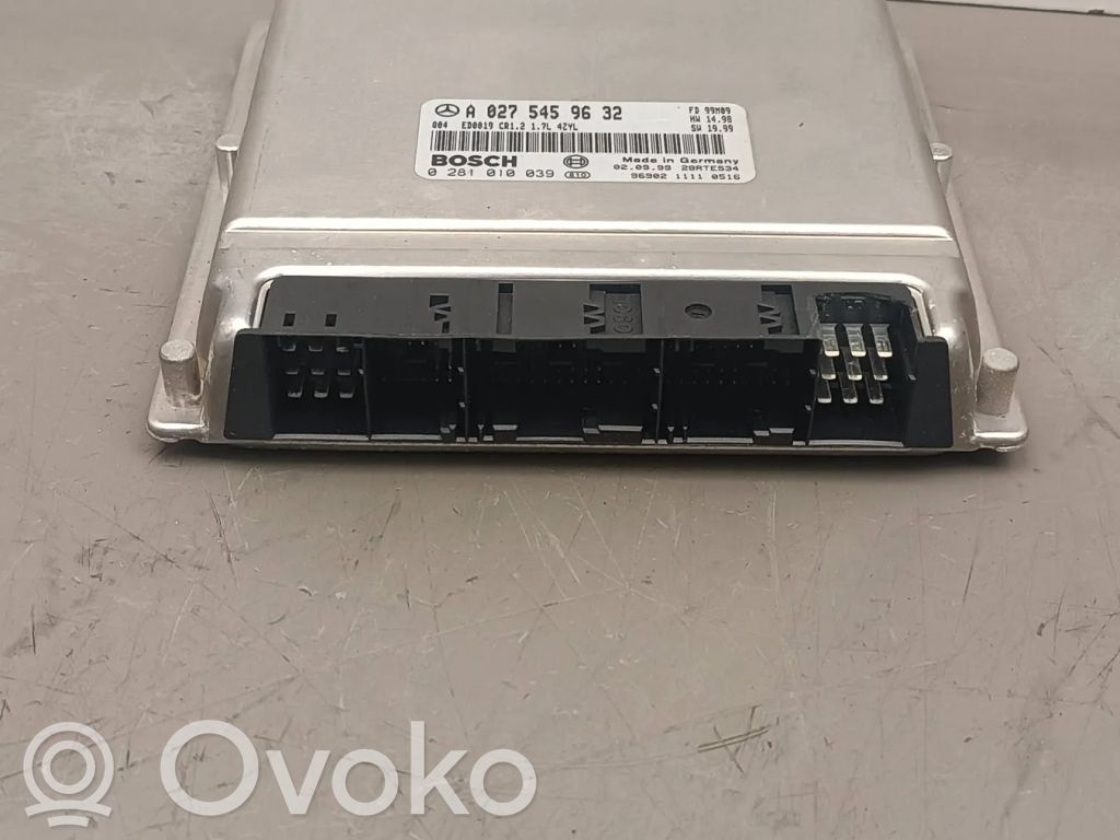 Mercedes-Benz A W168 Engine control unit/module 