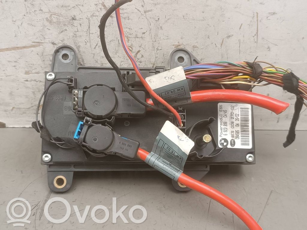 BMW 7 E65 E66 Maitinimo valdymo blokas 