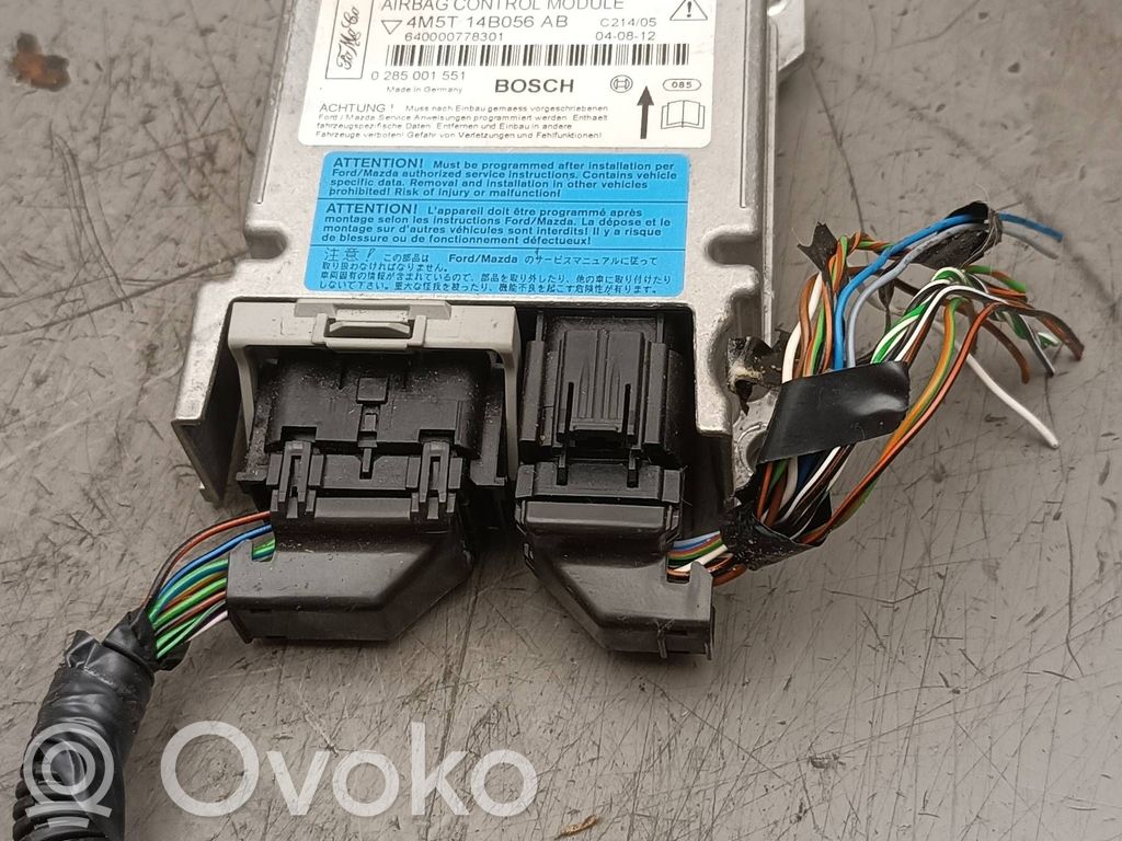 Airbag control unit/module   4M5T14B056,0285001551