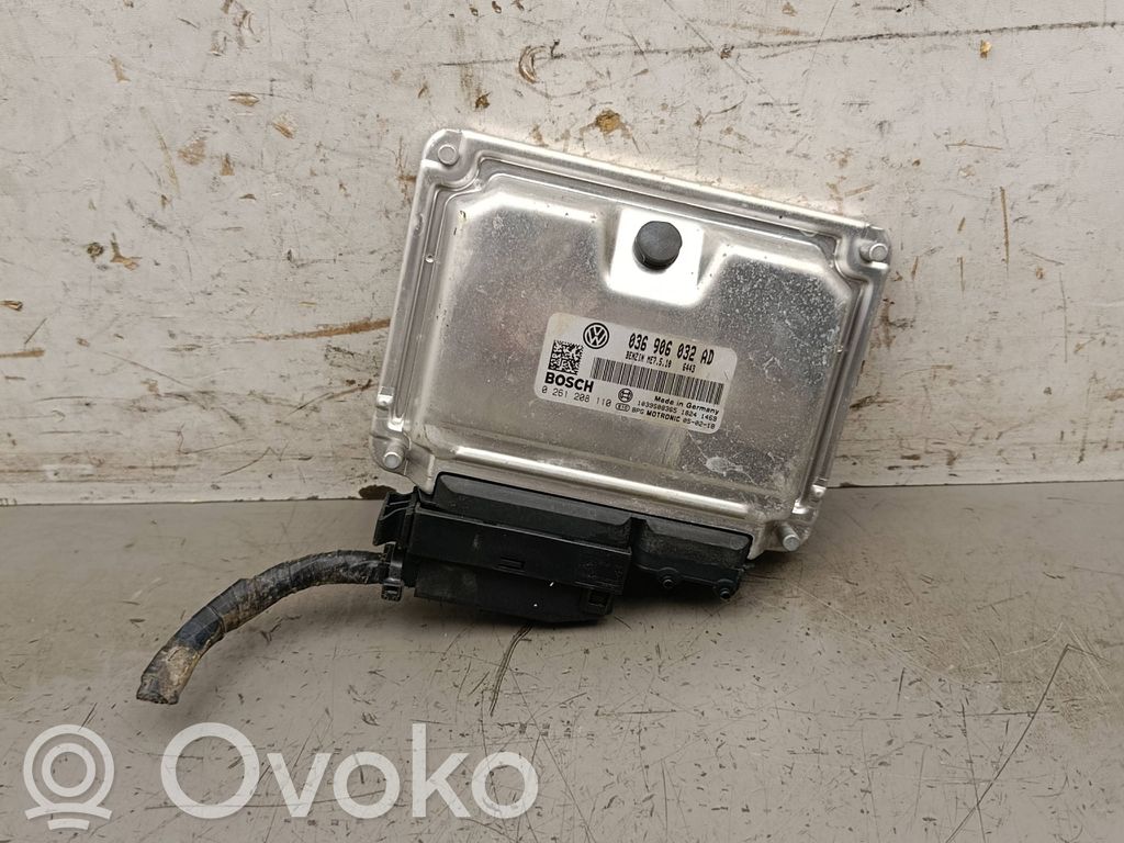 Engine control unit/module   036906032AD,1039S08365,0261208110