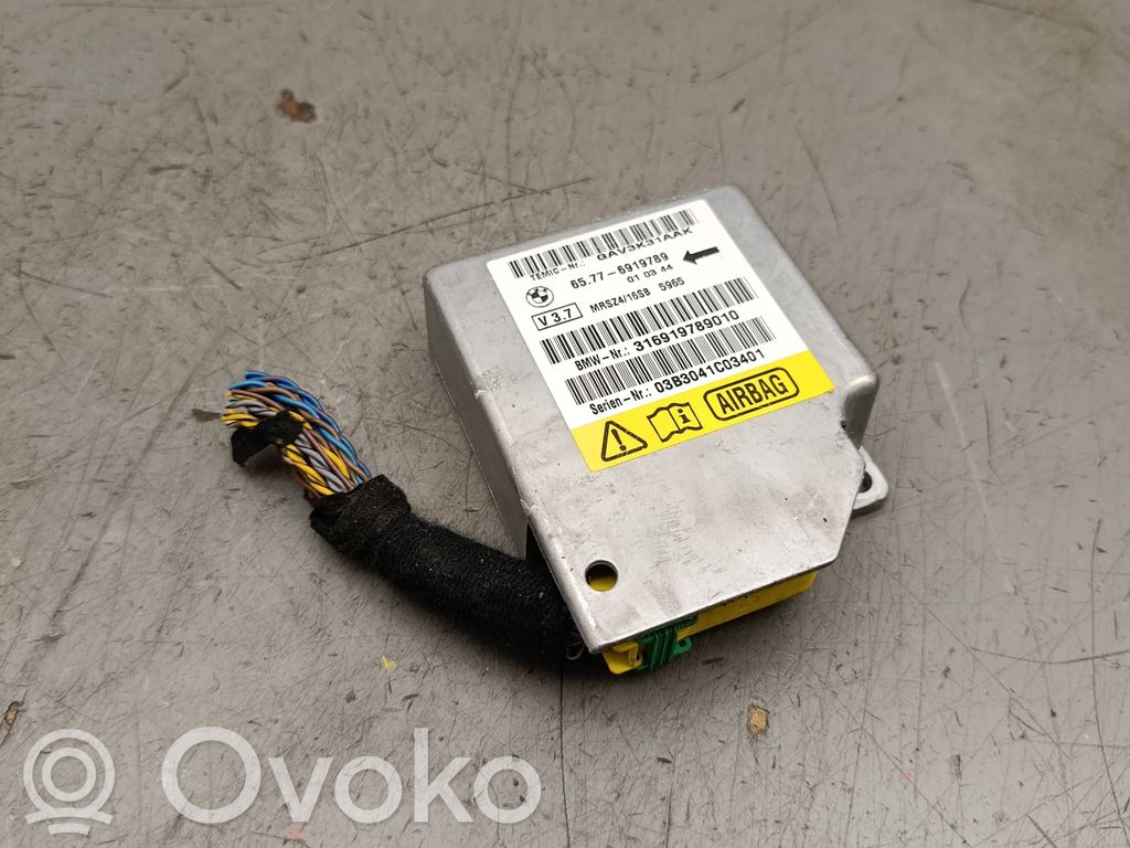 Unidad de control/módulo del Airbag   6919789,316919789010,MRSZ4
