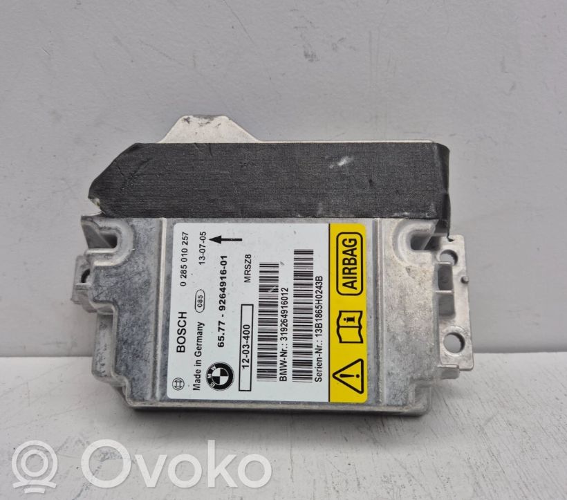 BMW 3 E92 E93 Airbag control unit/module 