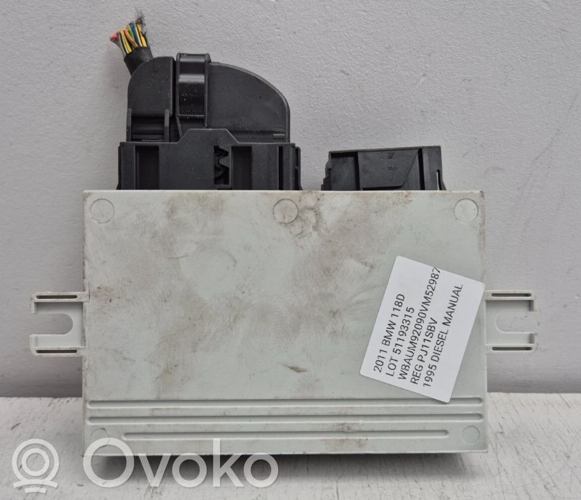 BMW 1 E82 E88 Convertible roof control unit 