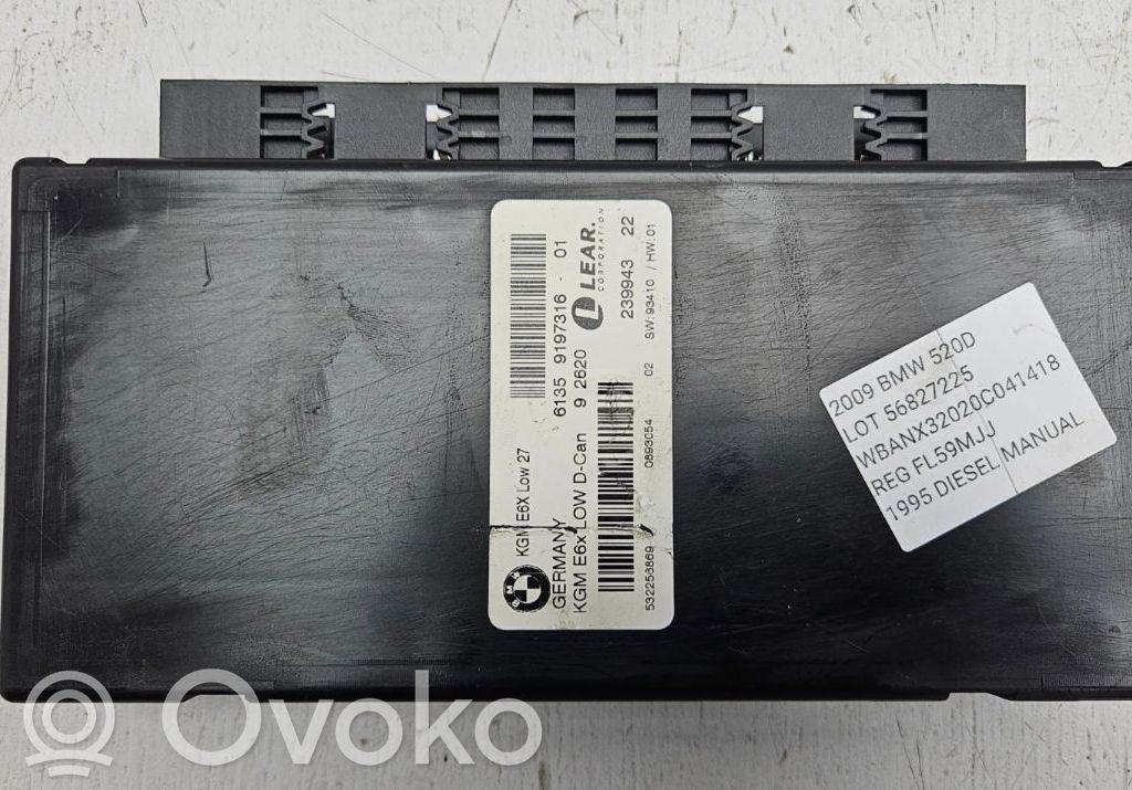 BMW 5 E60 E61 Gateway valdymo modulis 