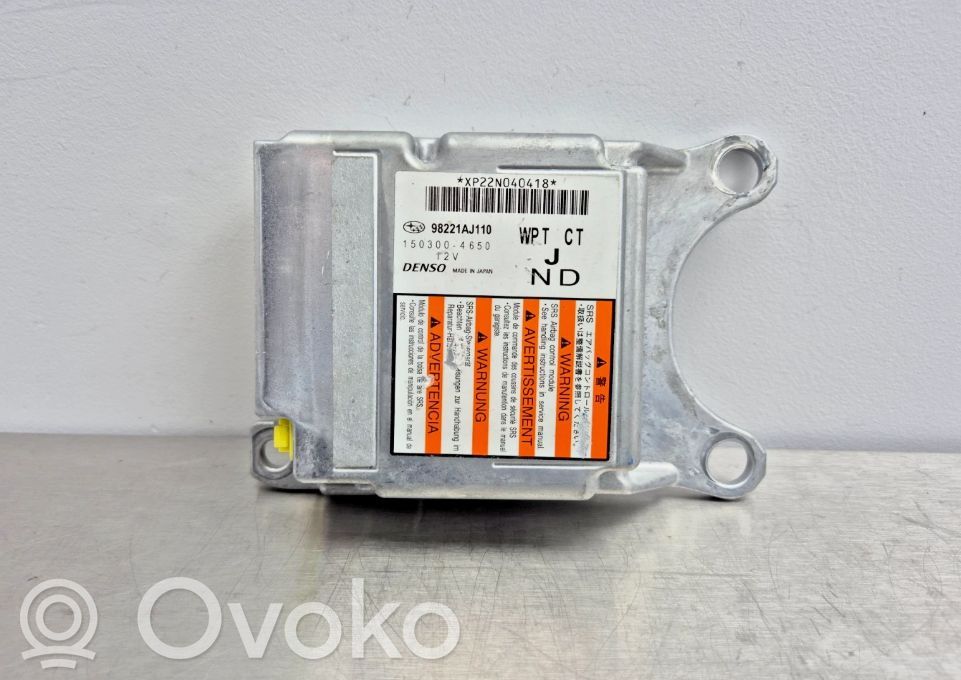 Airbag control unit/module   98221AJ110,98221AJ110,1503004650,98221AJ110