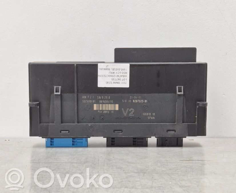 BMW 5 F10 F11 Moduł / Sterownik komfortu 