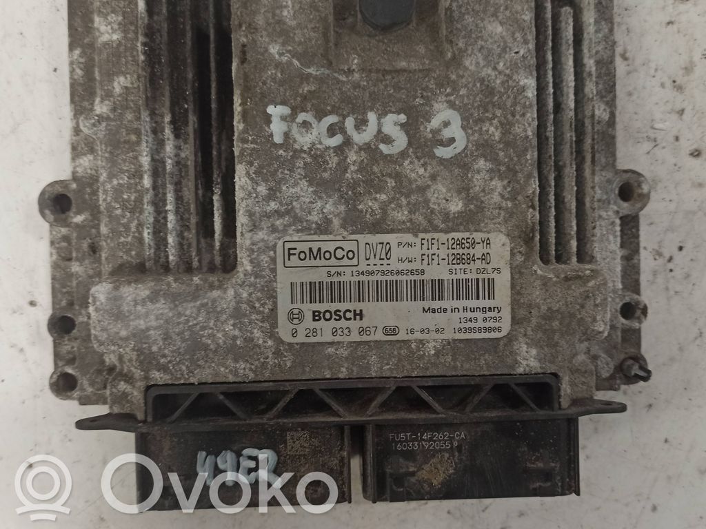 Ford Focus Engine control unit/module ECU 