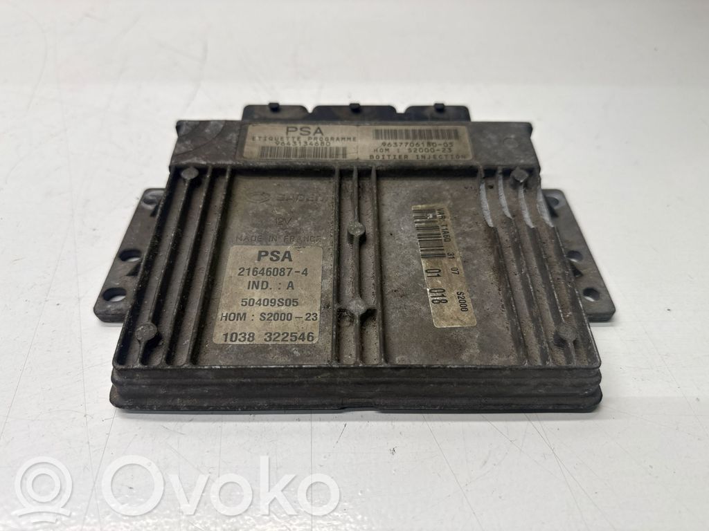 Peugeot 206 Engine control unit/module 