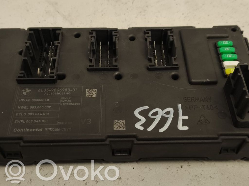 BMW 3 GT F34 Sterownik / Moduł elektrycznej klapy tylnej / bagażnika 