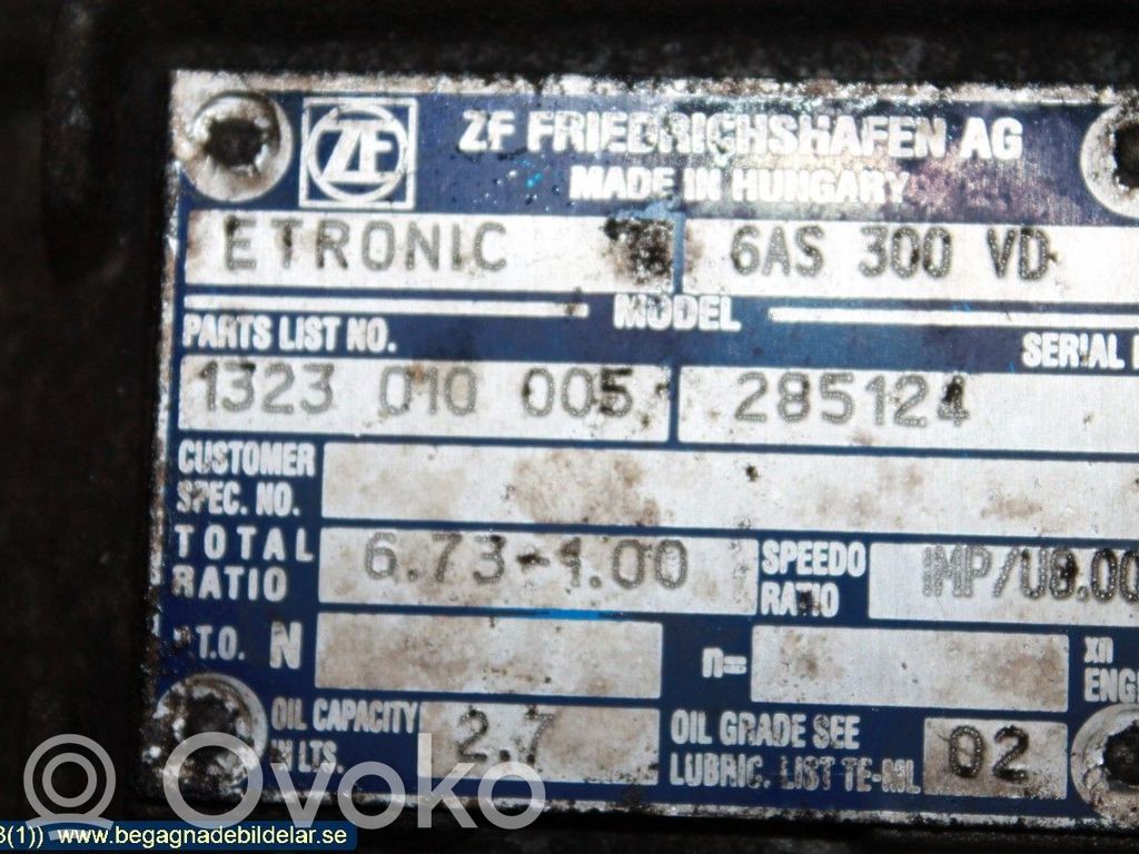 Iveco Daily 3rd gen Automatic gearbox 