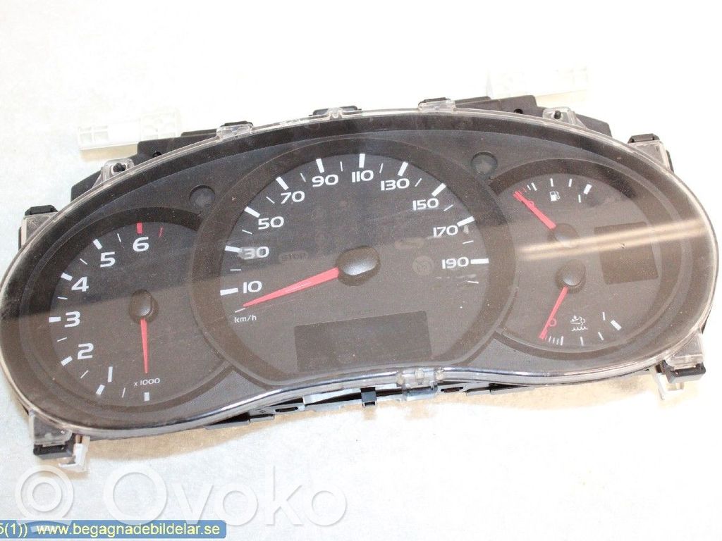 Geschwindigkeitsmesser Cockpit   248107469R,248107469R,248101030R