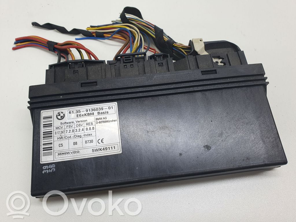 BMW 5 E60 E61 Komforto modulis 