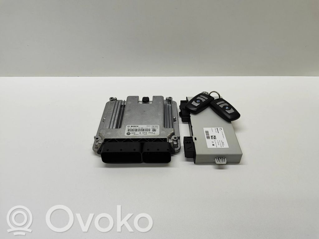 BMW 5 F10 F11 Komputer / Sterownik ECU i komplet kluczy 