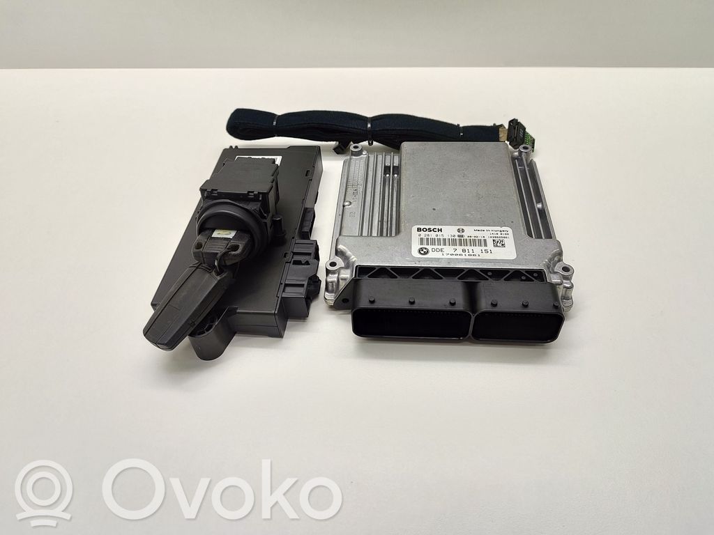 BMW 5 E60 E61 Engine ECU kit and lock set 