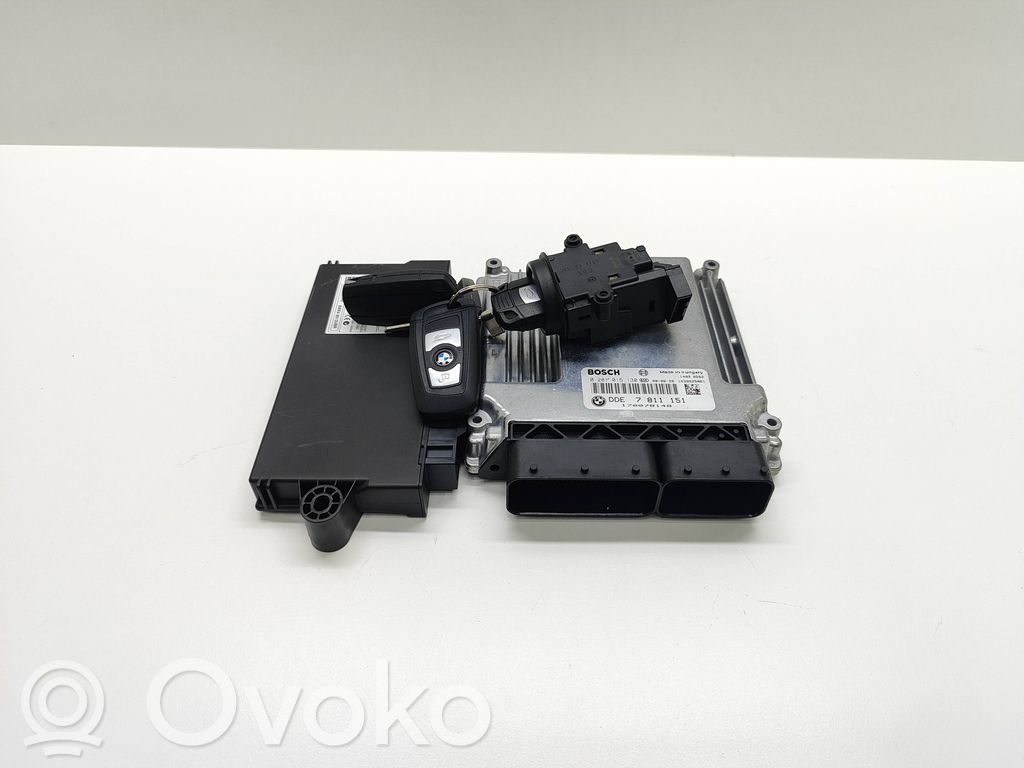 BMW 5 E60 E61 Engine ECU kit and lock set 