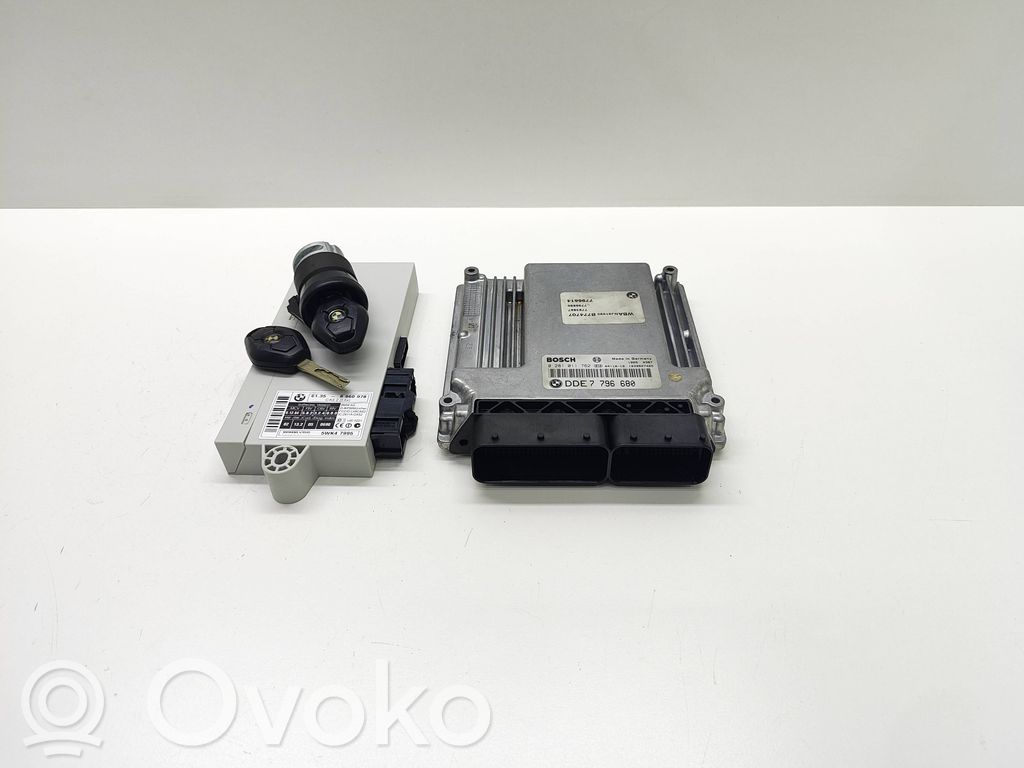 BMW 5 E60 E61 Engine ECU kit and lock set 