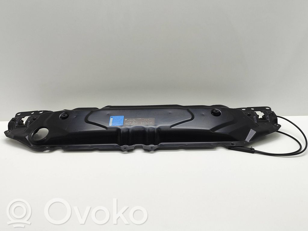 BMW 5 E60 E61 Staffa del pannello di supporto del radiatore parte superiore 