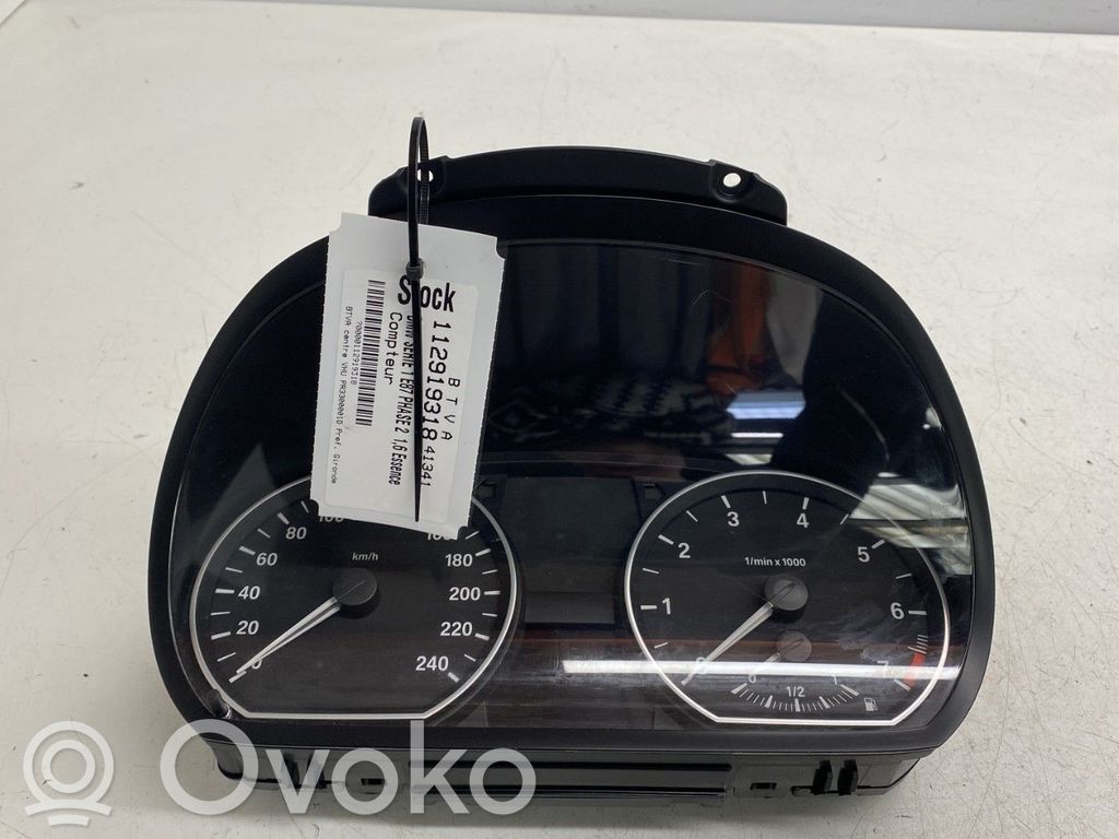 BMW 1 E81 E87 Geschwindigkeitsmesser Cockpit 
