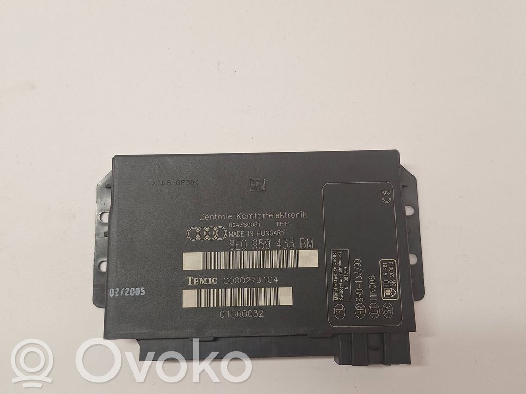 Audi A4 S4 B7 8E 8H Module confort 